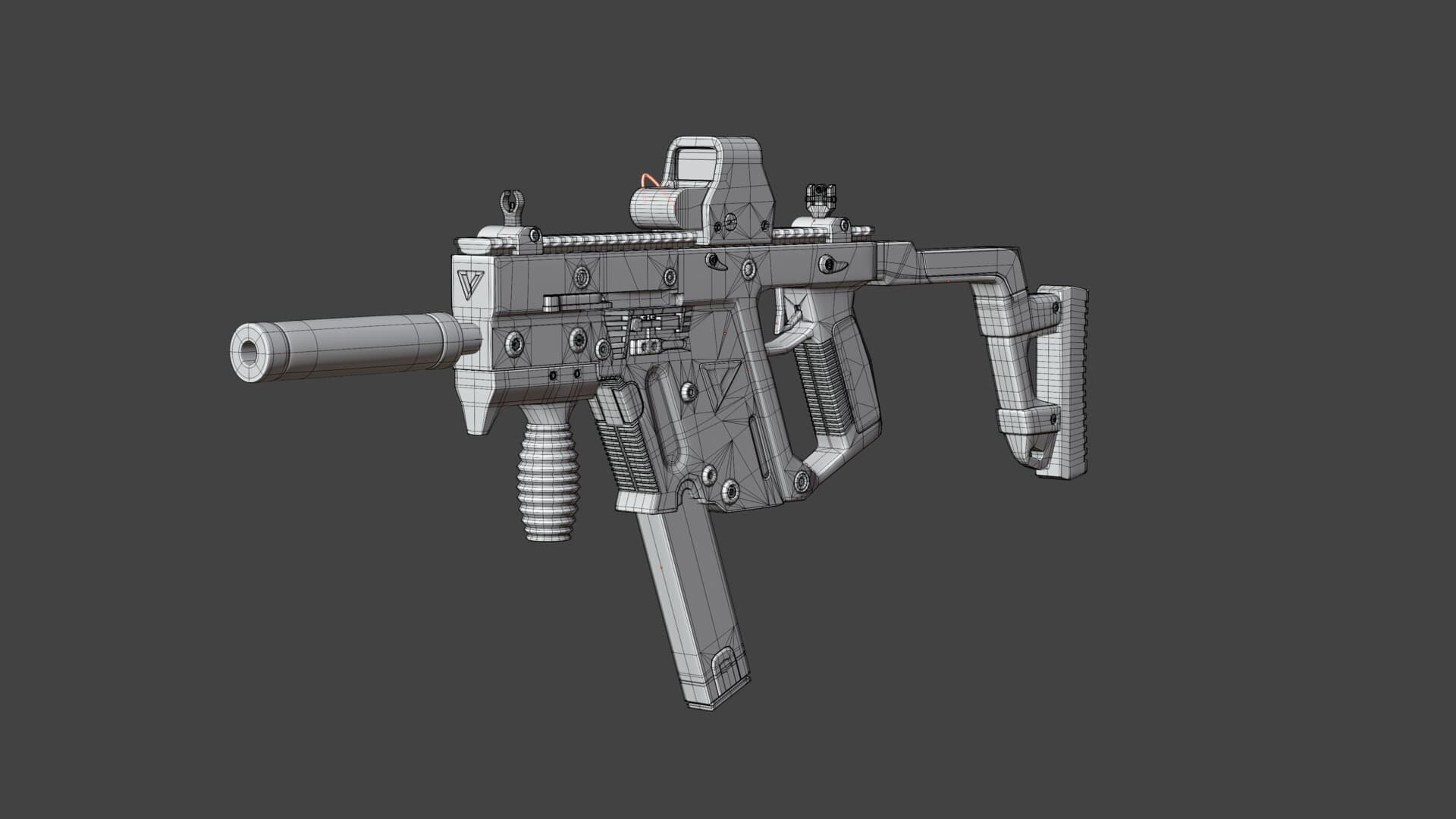 Kriss Vector — 3D render 02 · Gabriel Kodesh