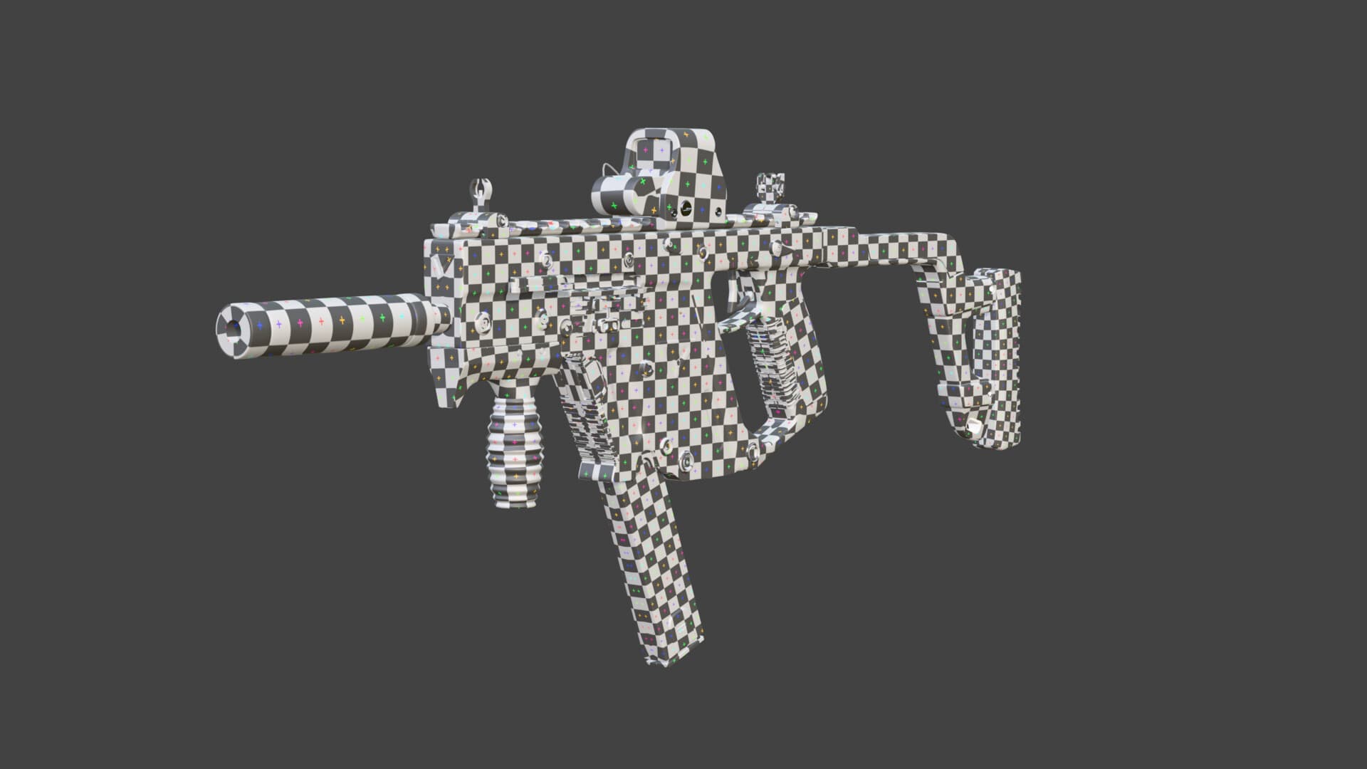Kriss Vector — 3D render 03 · Gabriel Kodesh