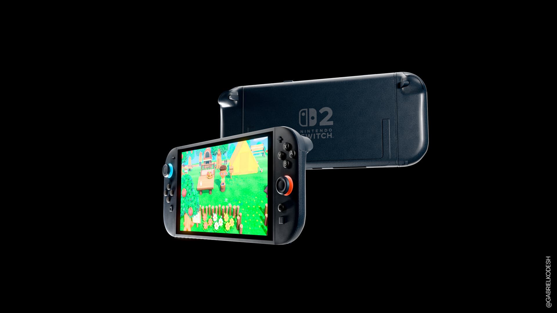 Nintendo Switch 2 — 3D Model · Gabriel Kodesh