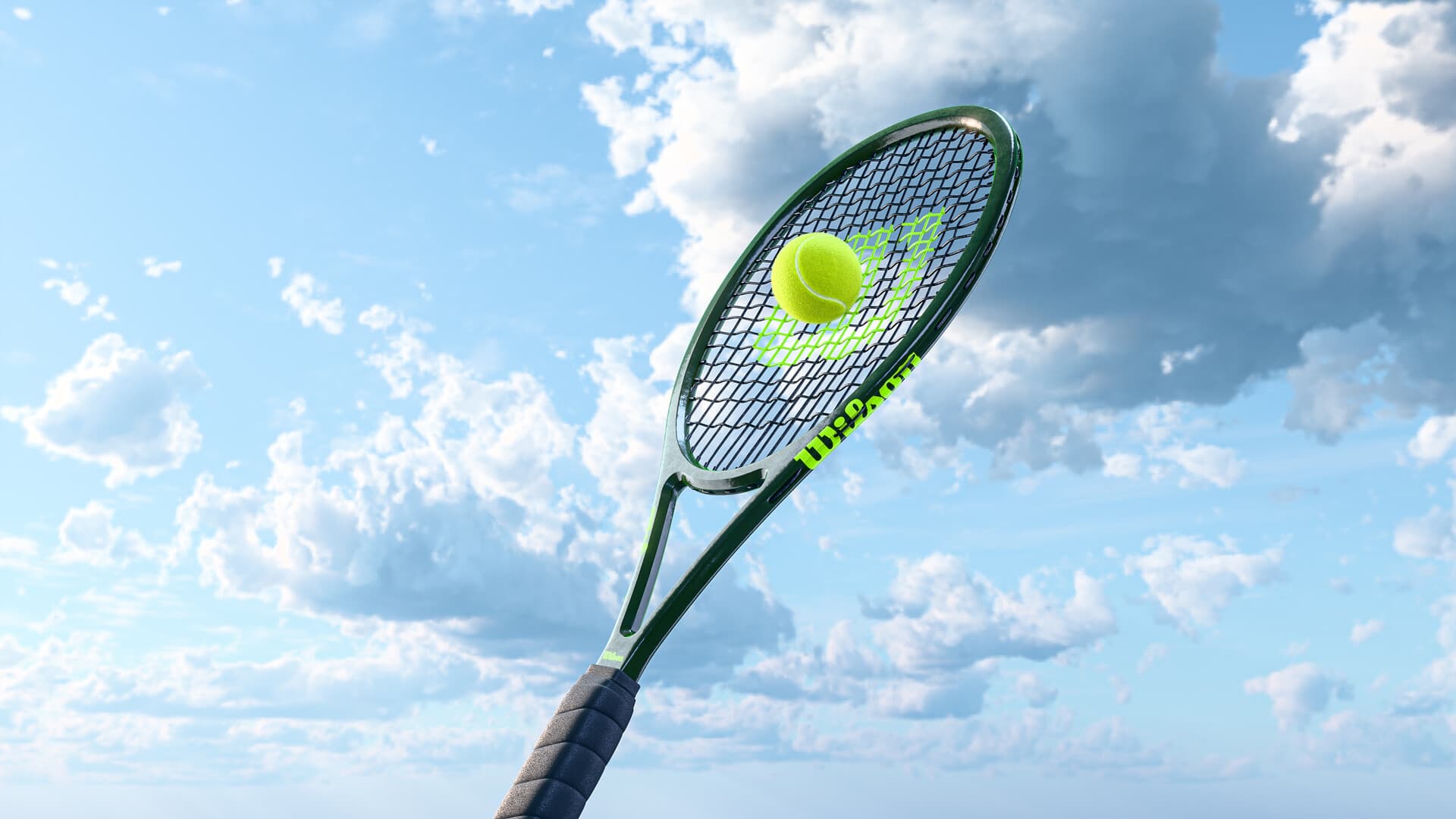 Tennis Racket — Render 3D 04 · Gabriel Kodesh