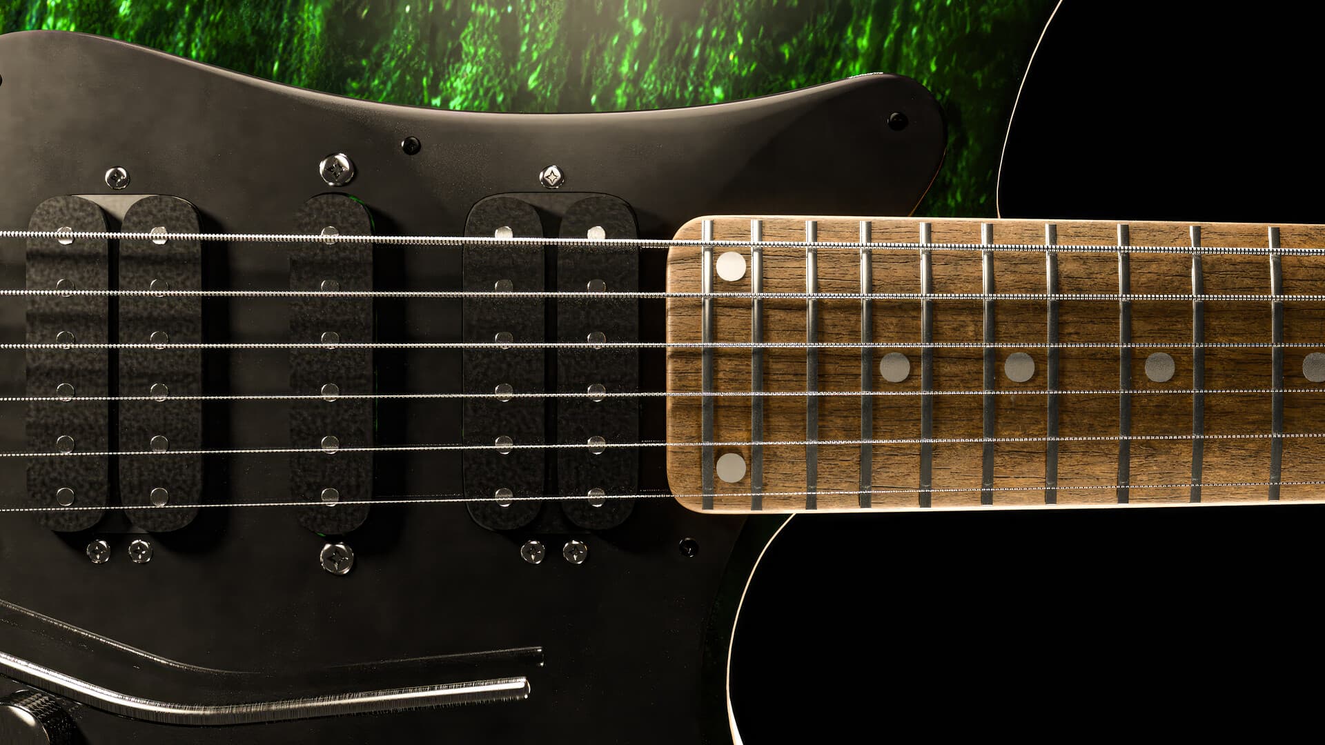 Vigier Excalibur Guitar — Render 3D 03 · Gabriel Kodesh