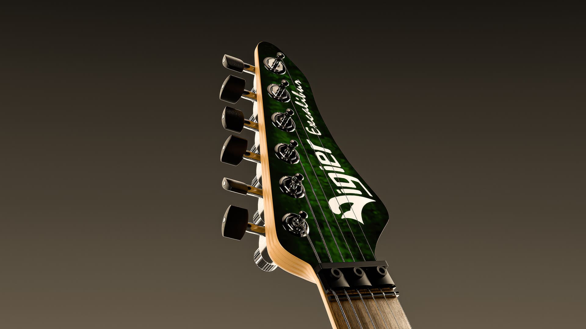 Vigier Excalibur Guitar — Render 3D 04 · Gabriel Kodesh