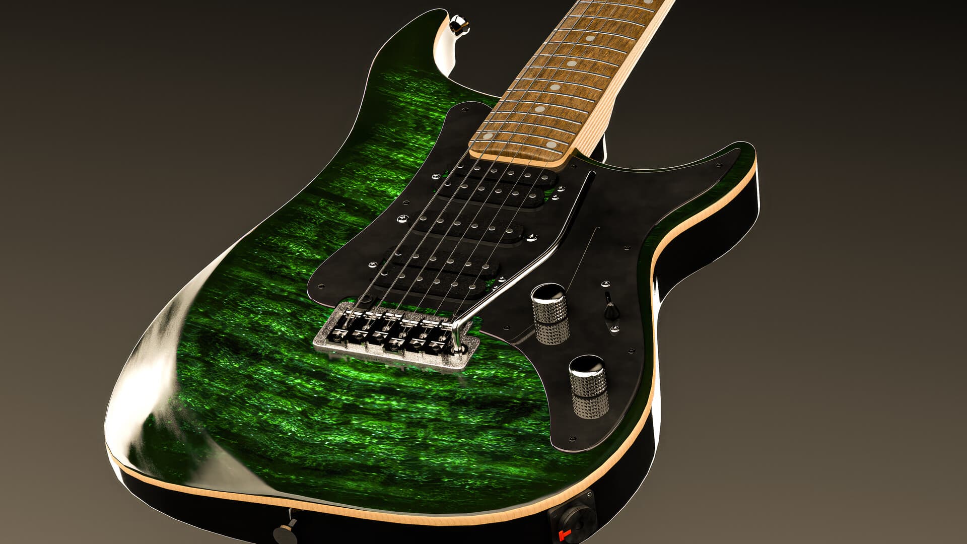 Vigier Excalibur Guitar — Render 3D 06 · Gabriel Kodesh