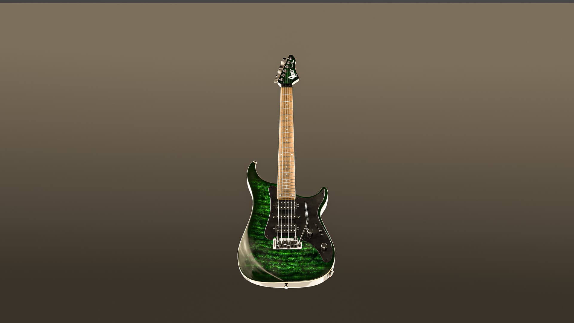 Vigier Excalibur Guitar — Render 3D 07 · Gabriel Kodesh