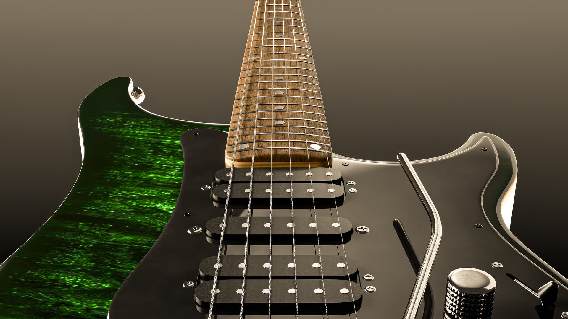 Vigier Excalibur Guitar — Render 3D 08 · Gabriel Kodesh